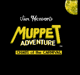 Muppet Adventure - Chaos at the Carnival (USA) Title Screen